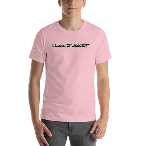 i Love To BOOST (long ways/black lettering) Short-Sleeve Unisex T-Shirt