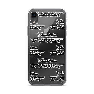 i Love To BOOST (stacked) iPhone Case